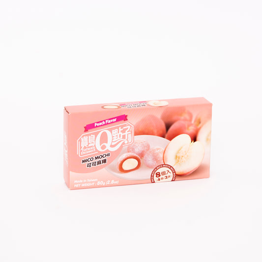 Taiwan Dessert | Mico Mochi: Peach Flavor