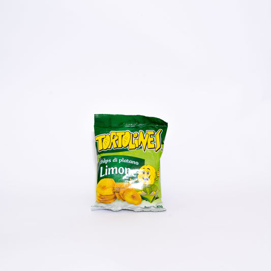 Tortolines Chips di Platano al Limone 85g