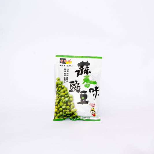 XiangDuoDuo Snack di Piselli Croccanti all’Aglio 80g